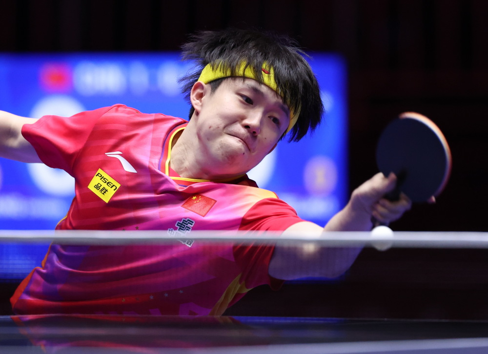 乒乓球男团小组赛中国男队晋级十六强
