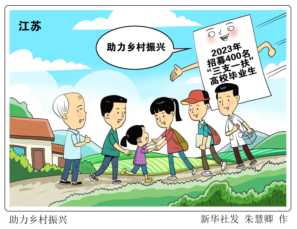 (图表·漫画[乡村振兴]助力乡村振兴