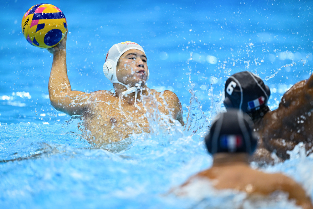 游泳世锦赛水球男子小组赛中国队不敌法国队