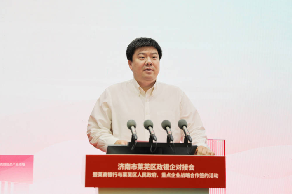 济南市莱芜区政银企对接会暨莱商银行与莱芜区人民政府,重点企业战略