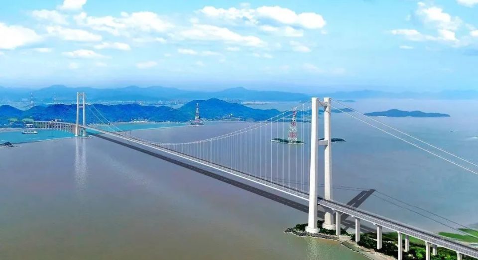 六横公路大桥二期工程的重要工程,建成之后将促进实施国家海洋经济