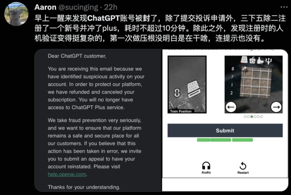ChatGPTPlus账号大规模被封,iOS版下载量突破50万
