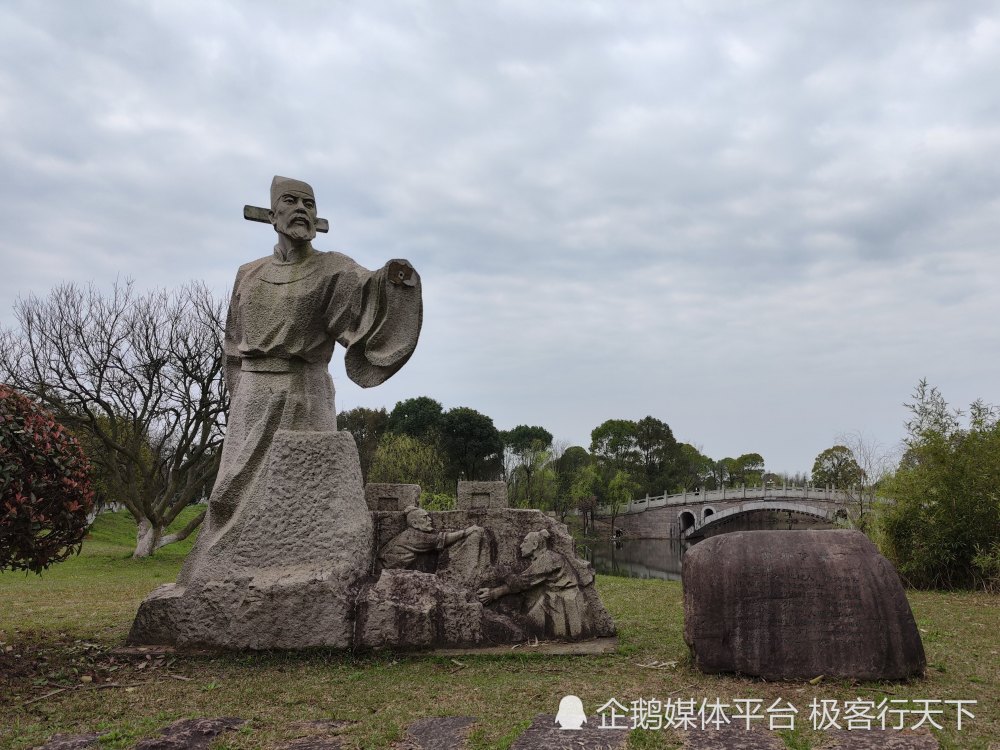 抚州名人雕塑园游记图片