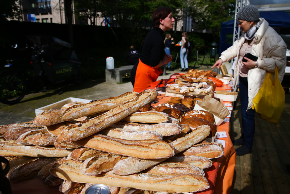 比利时布鲁塞尔举行面包节