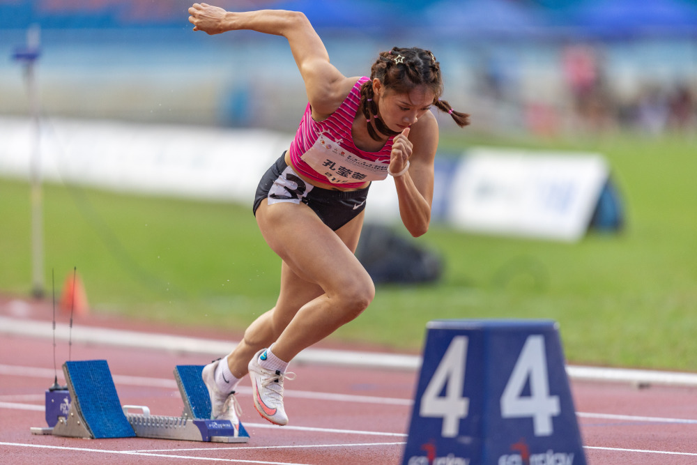 田径——全国田径大奖赛第五站:孔莹蓥夺得女子400米栏冠军