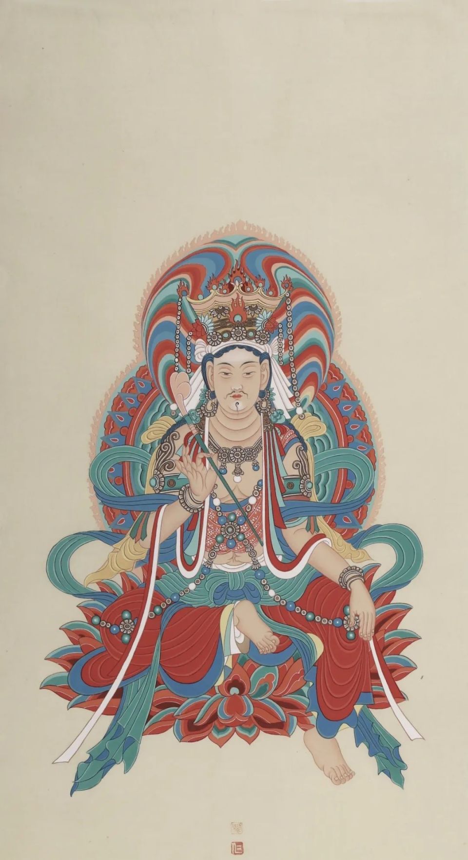 绘画实践中,本场荣宝斋在线展示的微拍作品便体现出诸葛仁的深厚功底