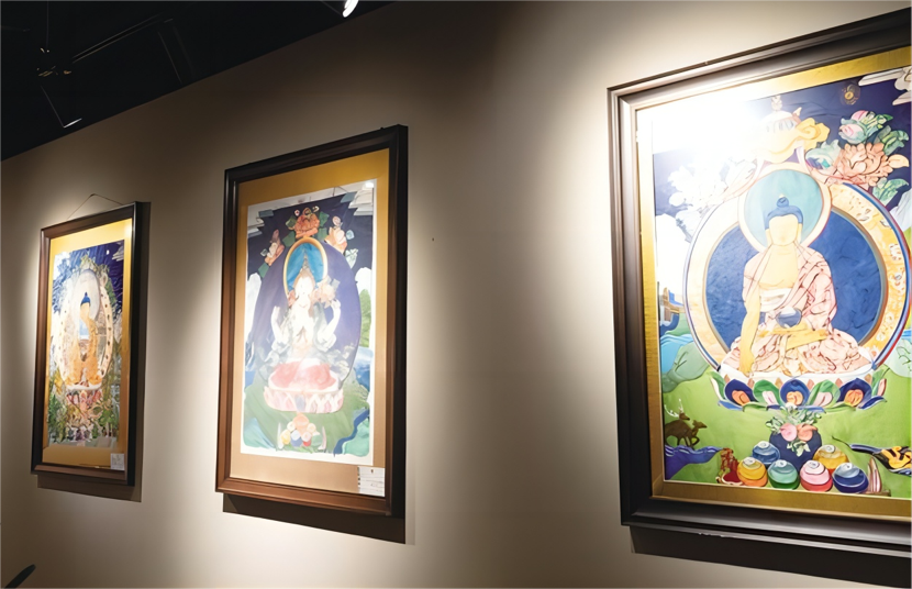 传承中创新,非遗堆绣唐卡绽放异彩