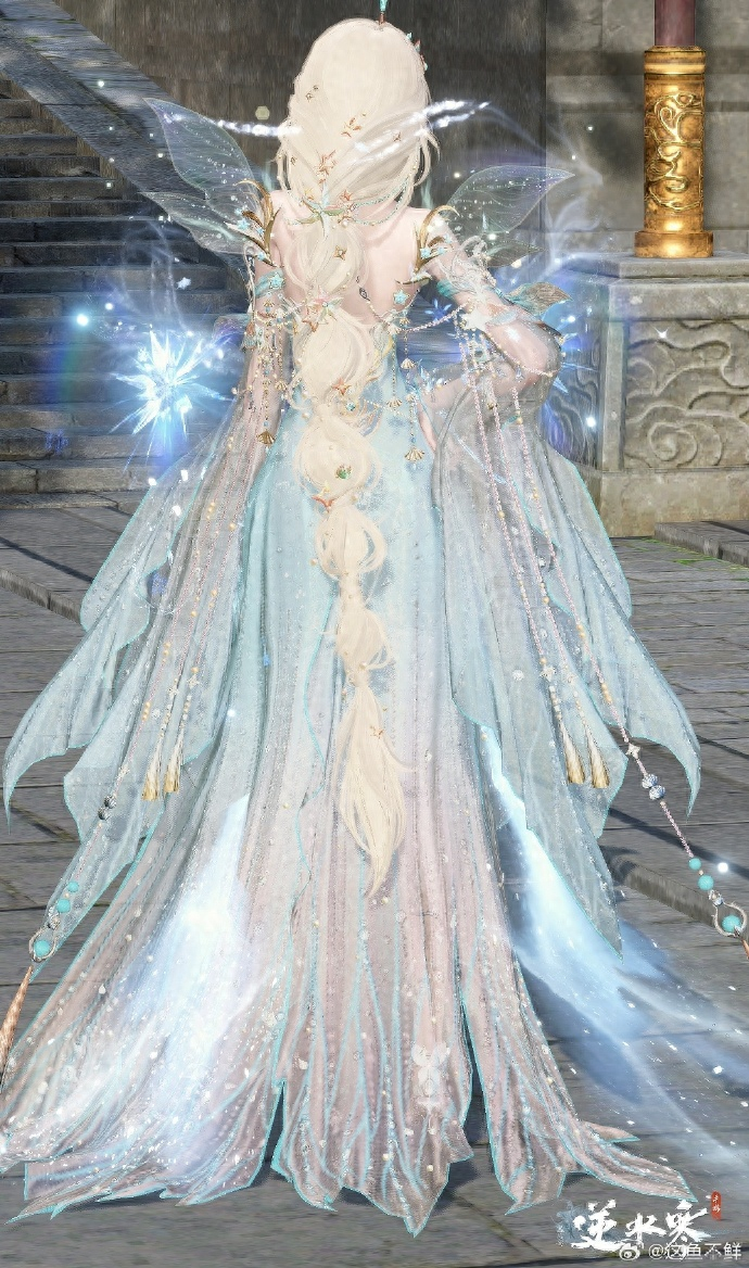 为了这套时装,《逆水寒》手游玩家竟将庄园打造成仙境森林?-腾讯新闻