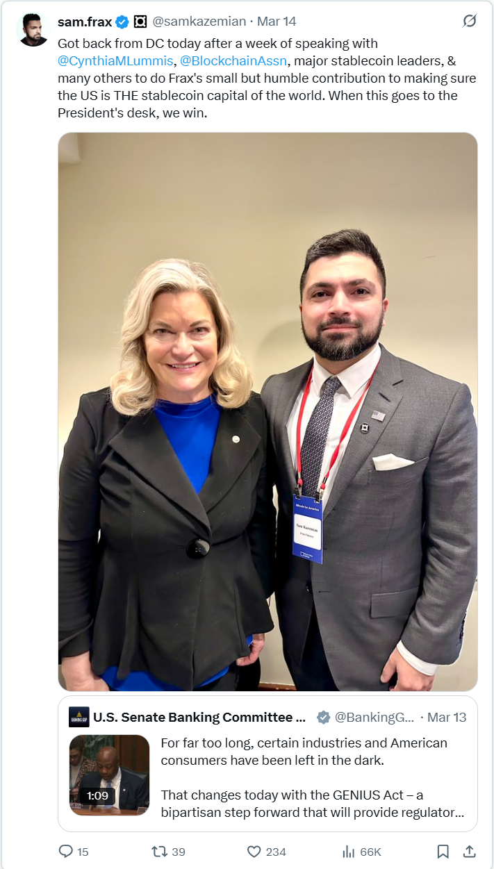 从Circle到Frax Finance：GENIUS法案下的下一匹“黑马”-腾讯新闻