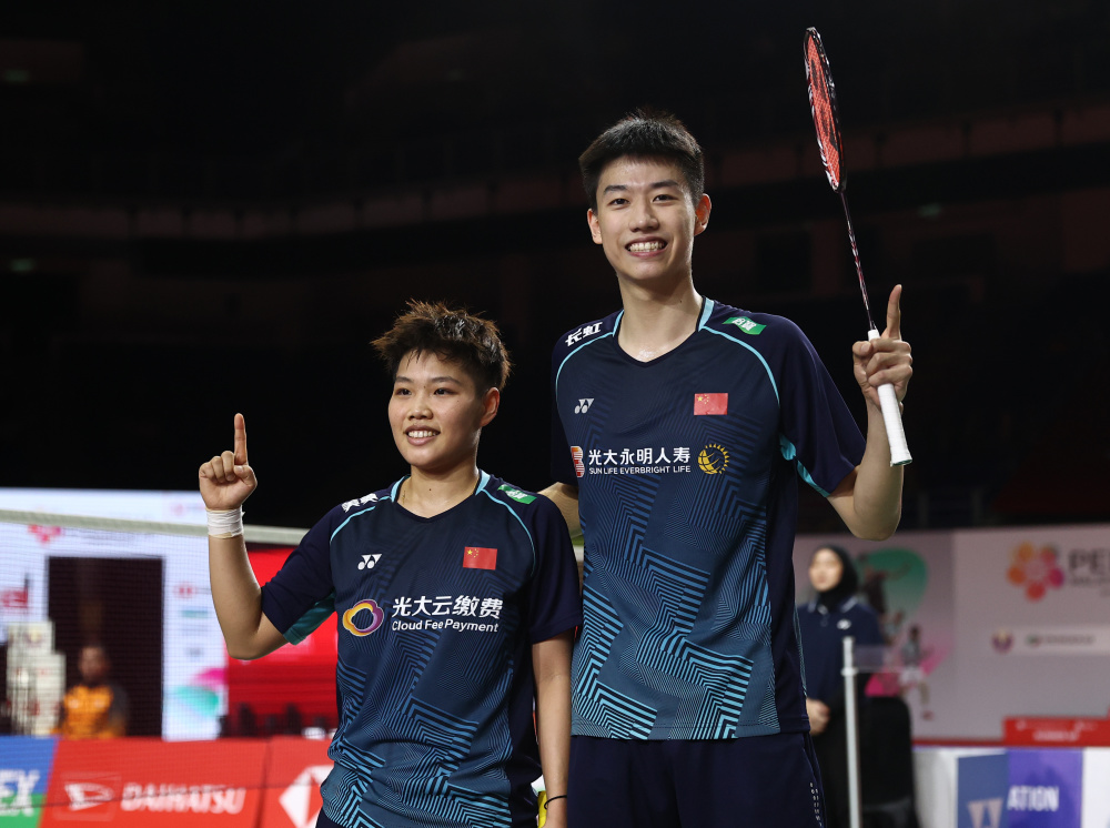 体育羽毛球马来西亚大师赛冯彦哲黄东萍晋级混双决赛2