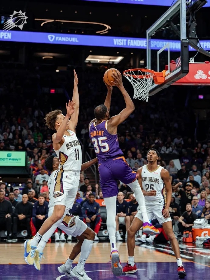 太阳输卡位战三巨头81分难掩内线软肋锡安291075帽制胜