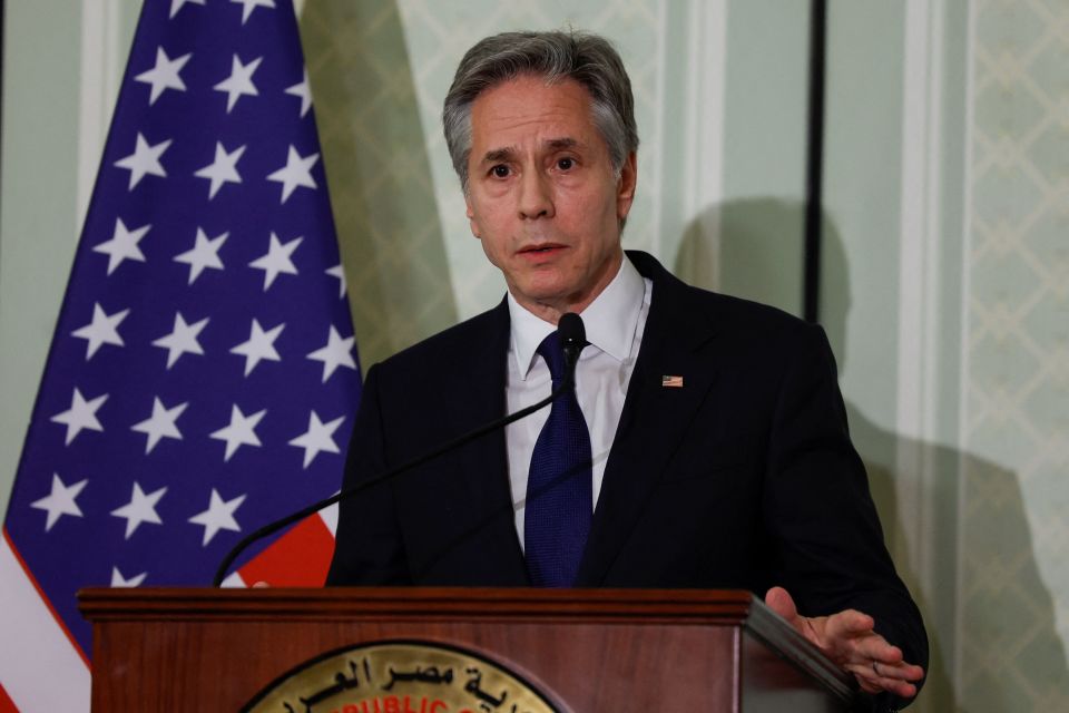 布林肯说以色列在拉法军事行动将是"一个错误"