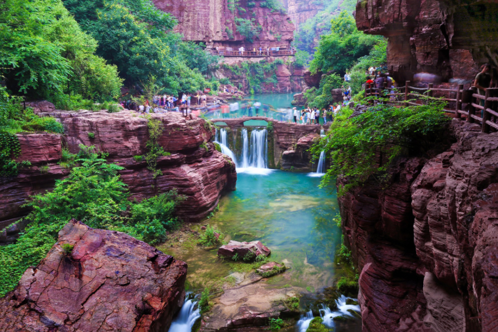 尧山大峡谷景区图片