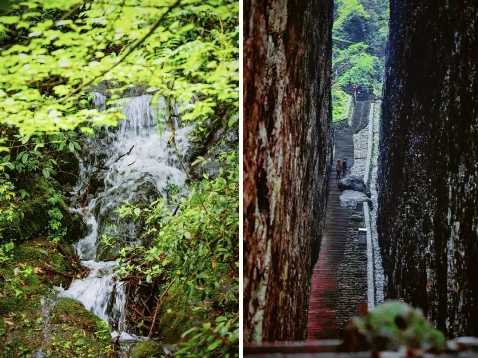 行走的cat小城内有徐霞客曾三次登顶的山峰,有金庸笔下避世古镇的原型