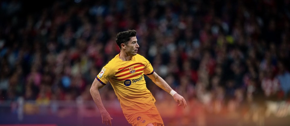 实至名归巴萨官方莱万当选对马竞一役的全场最佳