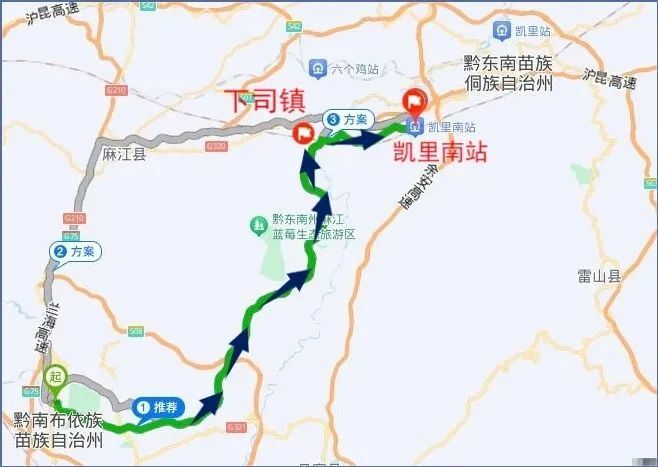 黔东南州高速公路地图图片