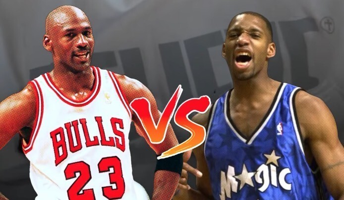 乔丹vs麦迪,麦迪:乔丹没碰到过我这种球员,高&能投能运球