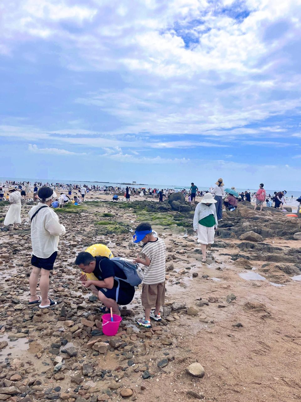 日照岚山多岛海赶海图片