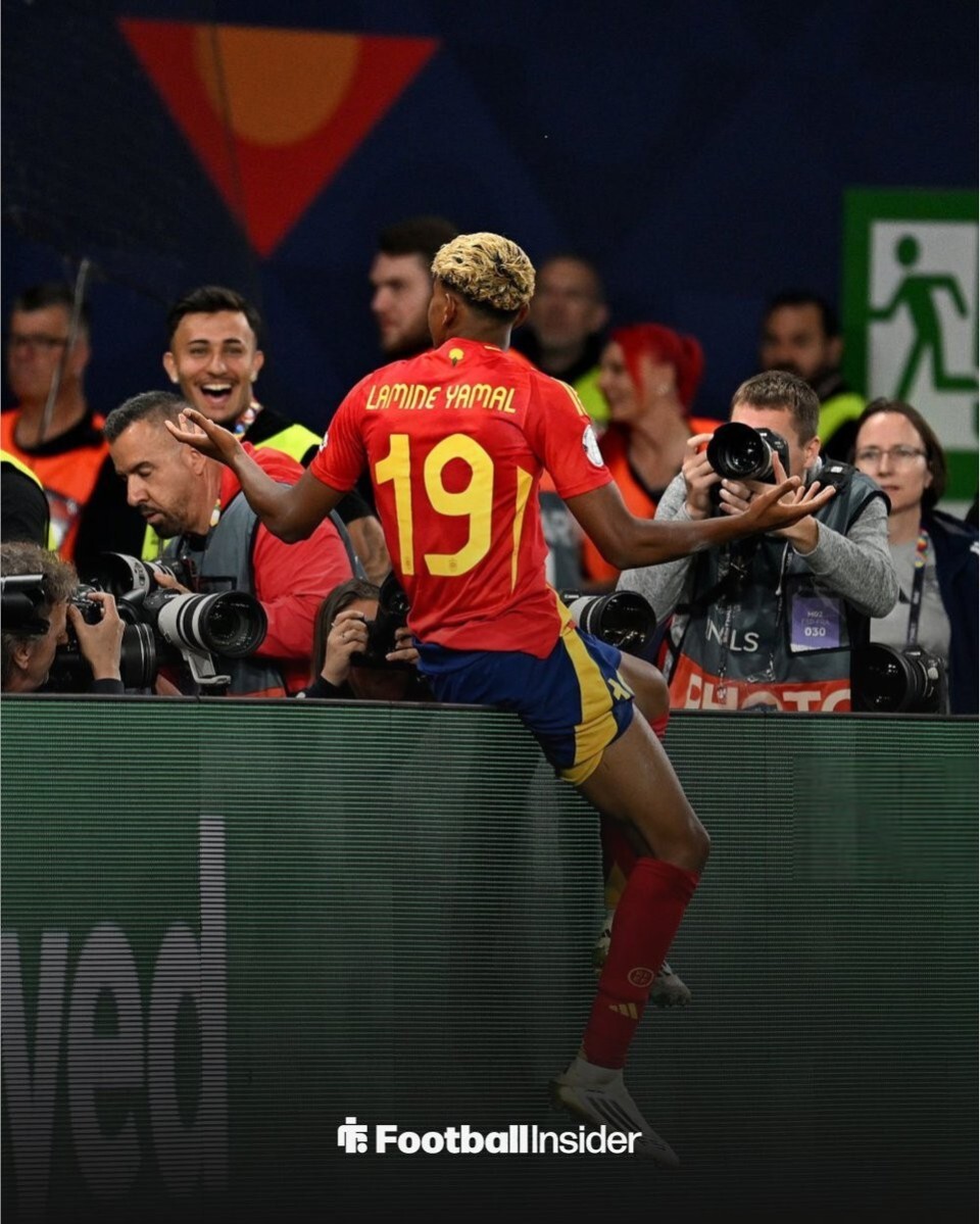 亚马尔打破尘封100年纪录,成西班牙队史最年轻双响球员