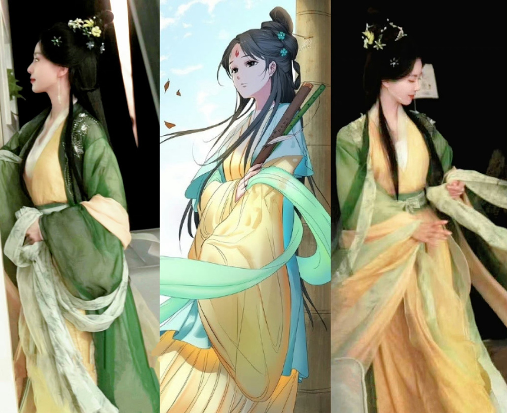 刘诗诗东方淮竹造型曝光,还原度超高,完美碾压杨幂版涂山红红_腾讯