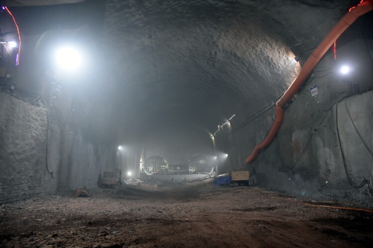 18号线北延伸段新进展全线首座暗挖车站完成主体开挖