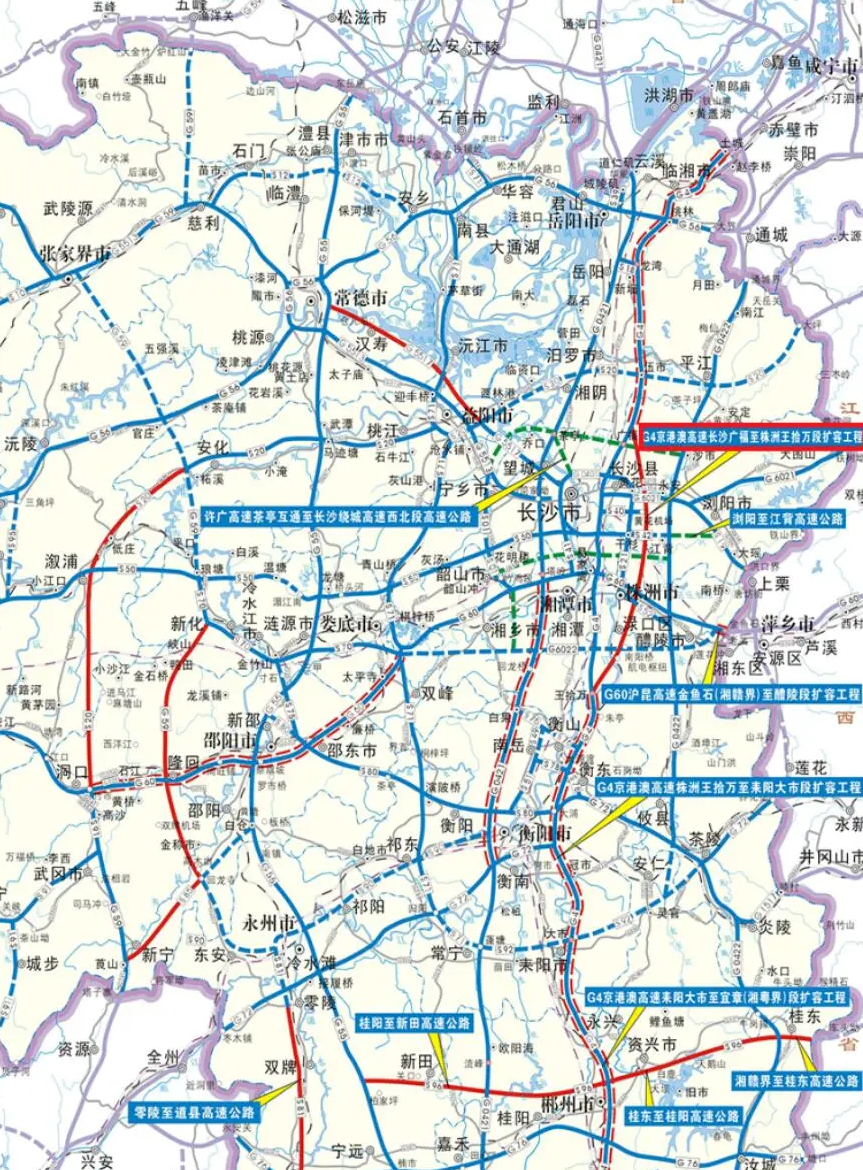 京哈京港澳通道路线图图片