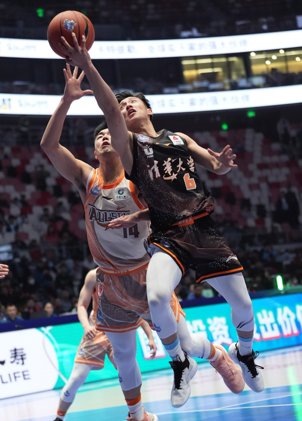 篮球cba全明星赛星锐赛清华大学队胜星锐一年级队