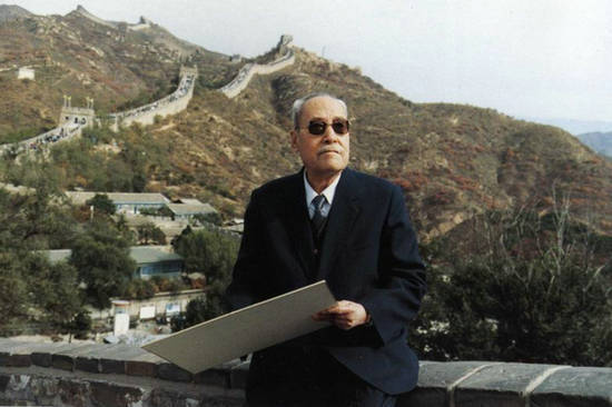 赵光文与恩师董寿平董寿平大师以画竹闻名于世,他