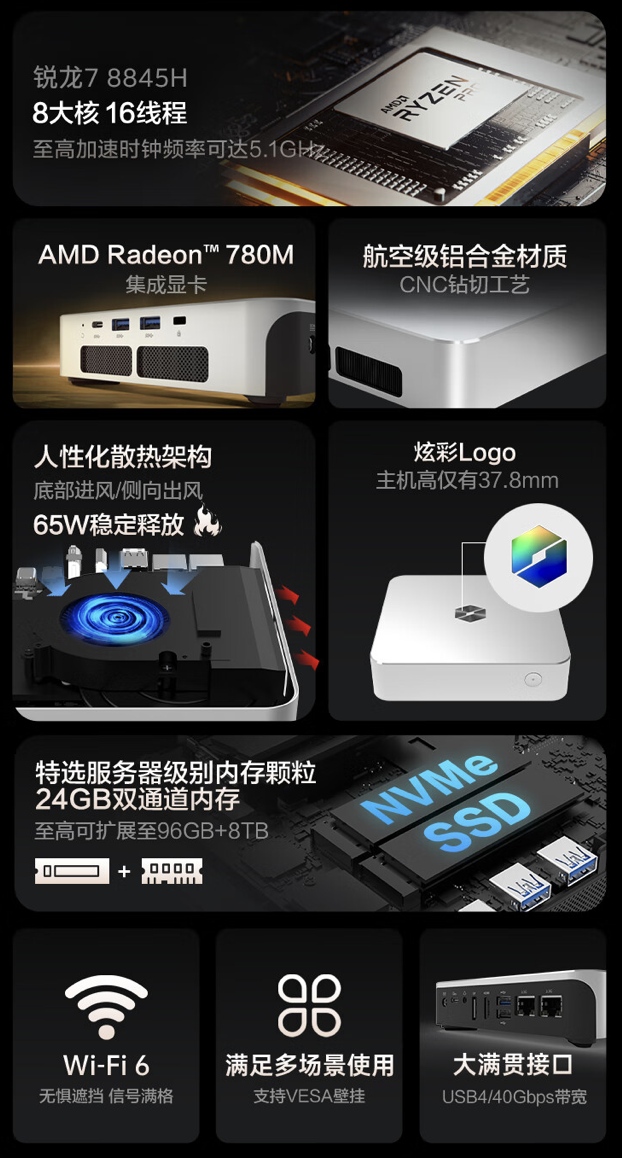机械革命 imini Pro 820 迷你主机 5 月 14 日开售，售 2999 元_腾讯新闻