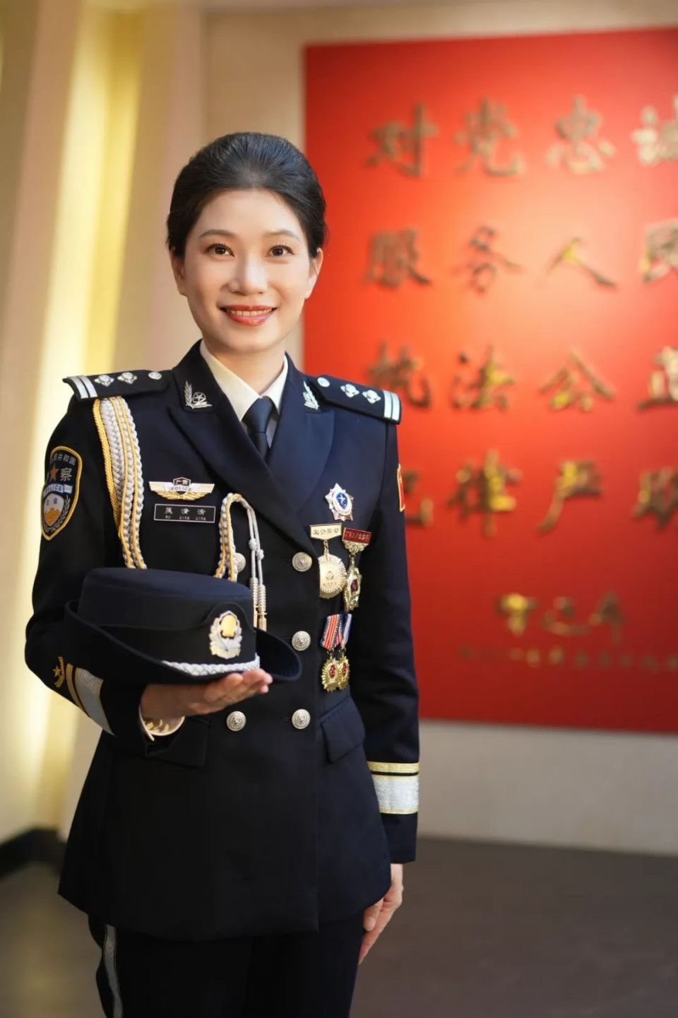 警礼服照图片