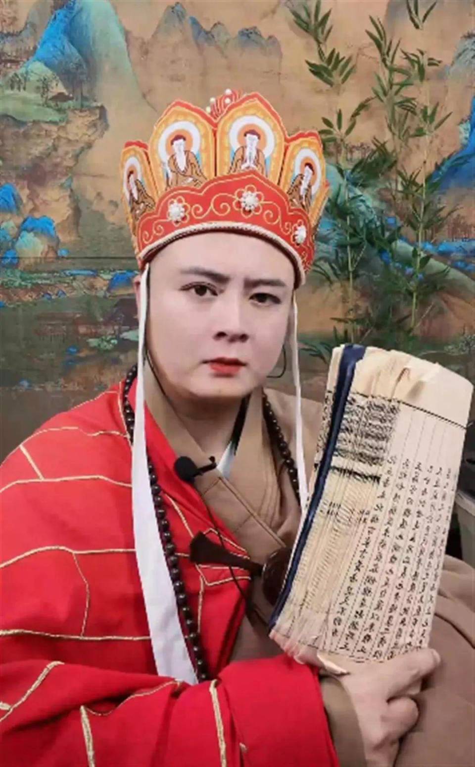 被赞演活"唐僧",小伙每天直播练演技,没考虑带货