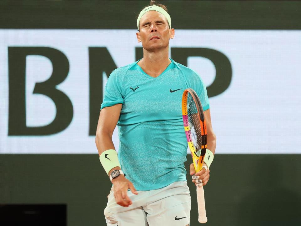 "红土之王"首次止步法网首轮,纳达尔:不确定是不是最后一次参加法网