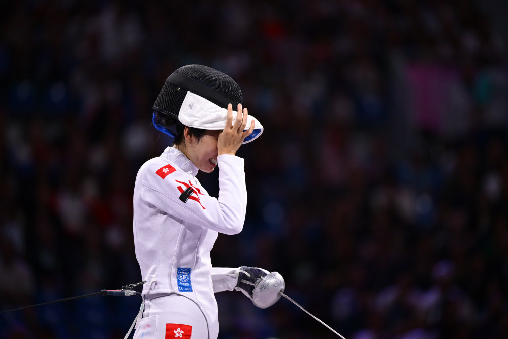 巴黎奥运会丨女子个人重剑半决赛赛况(2)