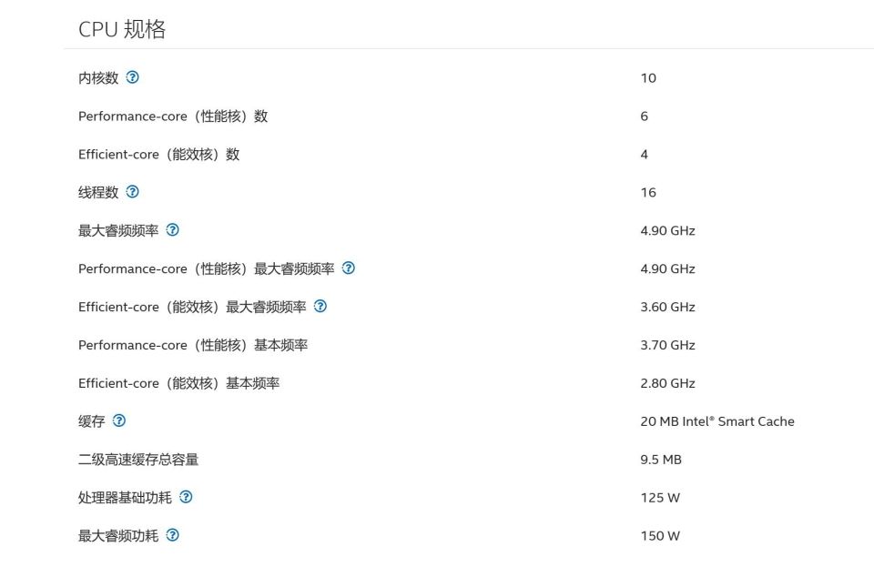 酷睿i512600k参数图片