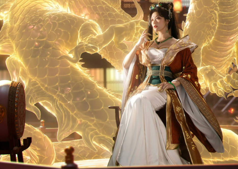 英雄联盟真人cos爆火,龙年琴女美腿雪肌很性感,永恩比游戏还逼真!