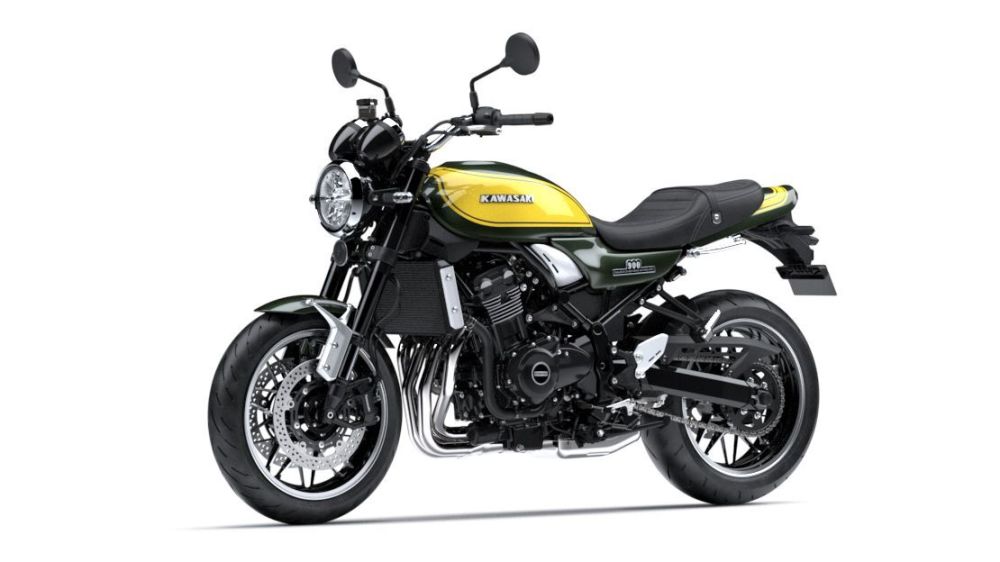 深绿配金黄2024款川崎z900rs新涂装日本亮相