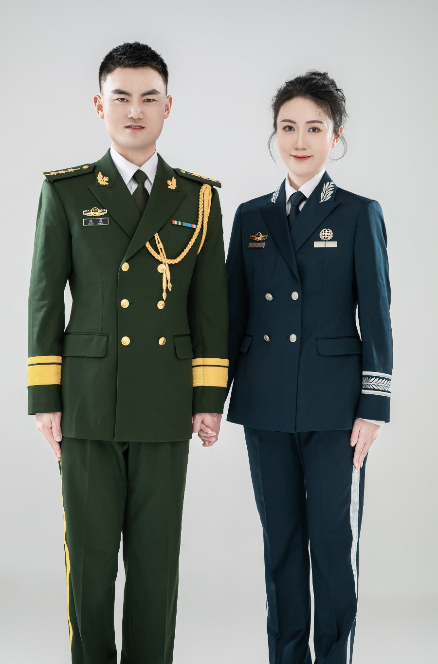 520专辑|绿军装白婚纱,爱与坚守同在