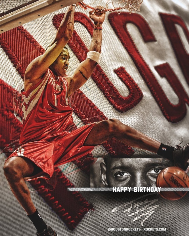 1号独一无二!火箭官方晒照祝麦迪45岁生日快乐!_腾讯新闻