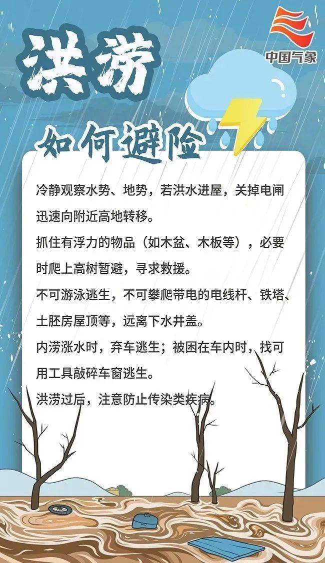 灾害风险高且具有滞后性山区土壤含水量趋于饱和江河水位相对较高但是