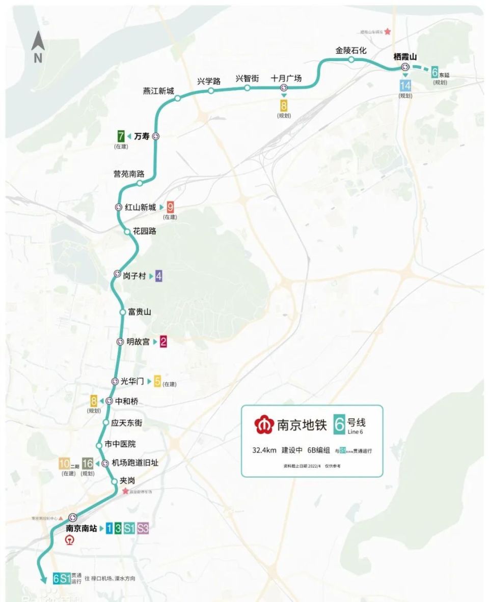 s7号线地铁线路图图片