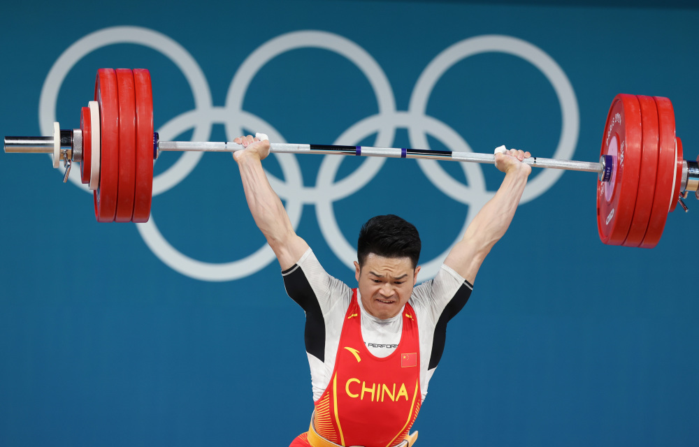 巴黎奥运会丨举重——男子73公斤级:石智勇无缘奖牌(2)