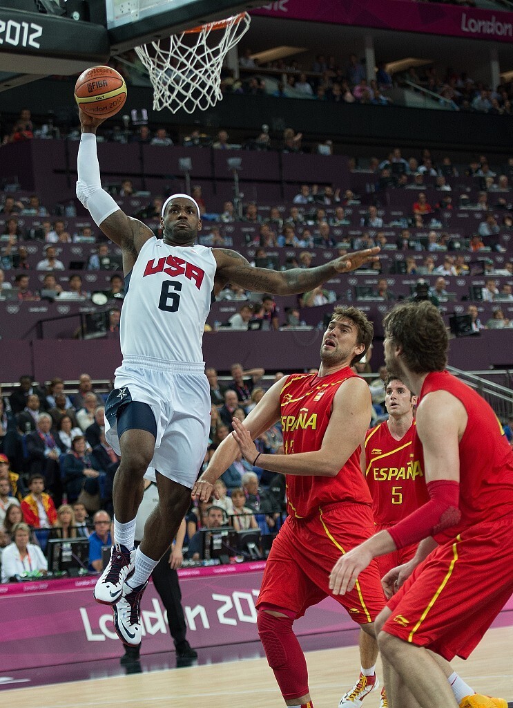 能完美谢幕吗詹姆斯将第四次出战奥运会此前夺得2金1铜