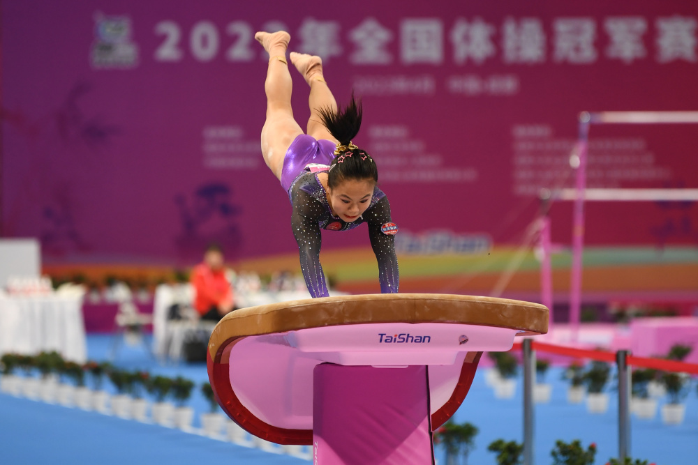 体育体操全国冠军赛女子跳马决赛赛况
