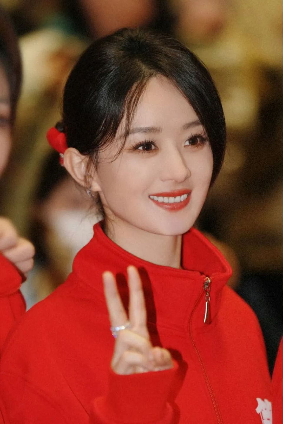 赵丽颖的素颜,太真实了.