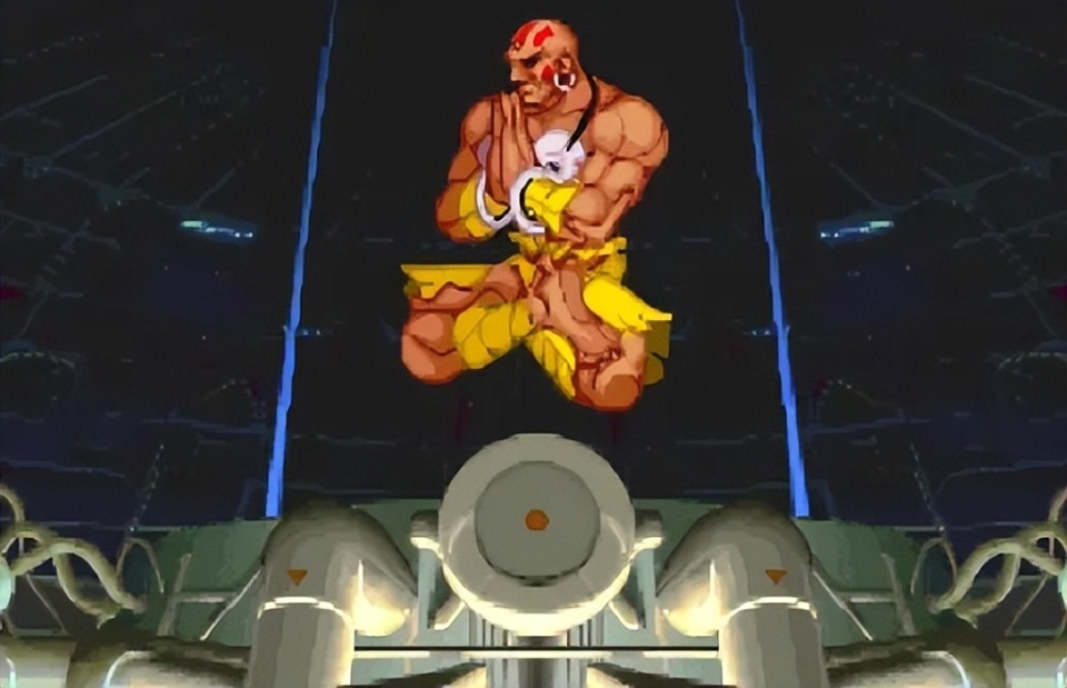 《街头霸王》达尔锡,小时候以为他爱油炸孩儿,实际他比维嘉还强