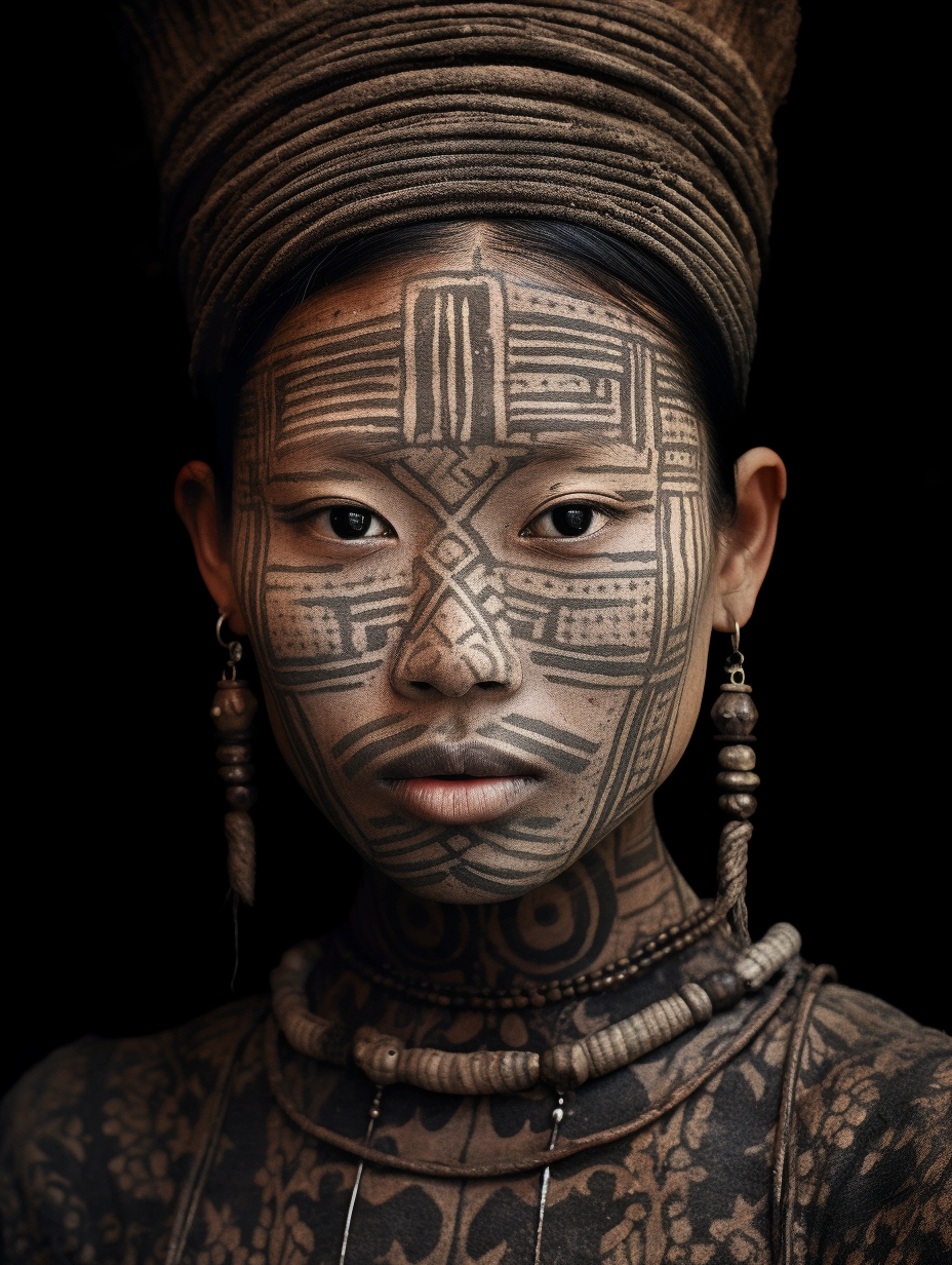 如果绘制照片美丽,则有可能说明独龙族女性文面是因图腾崇拜;反之,则