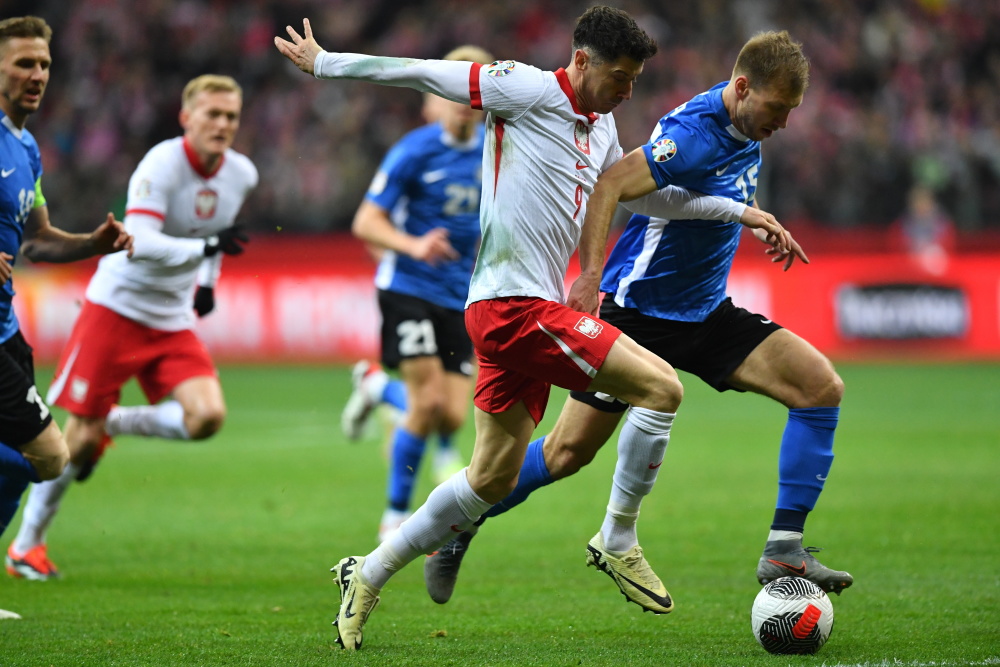 足球欧锦赛预选赛附加赛波兰胜爱沙尼亚