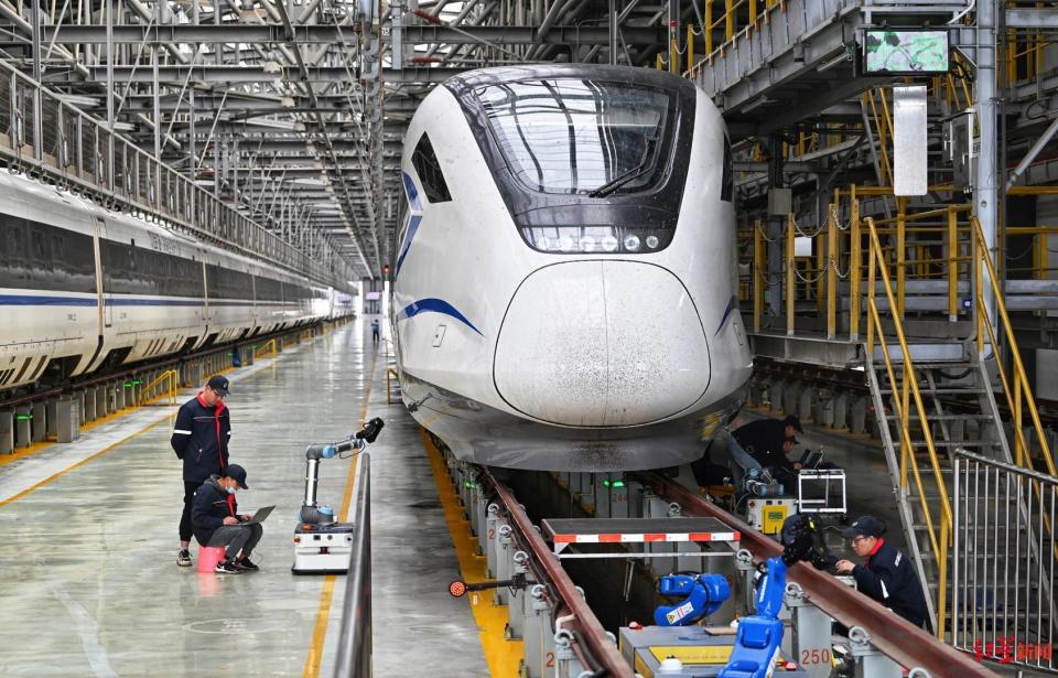 为期86天!成都动车段170组动车开启春季"spa"_腾讯新闻