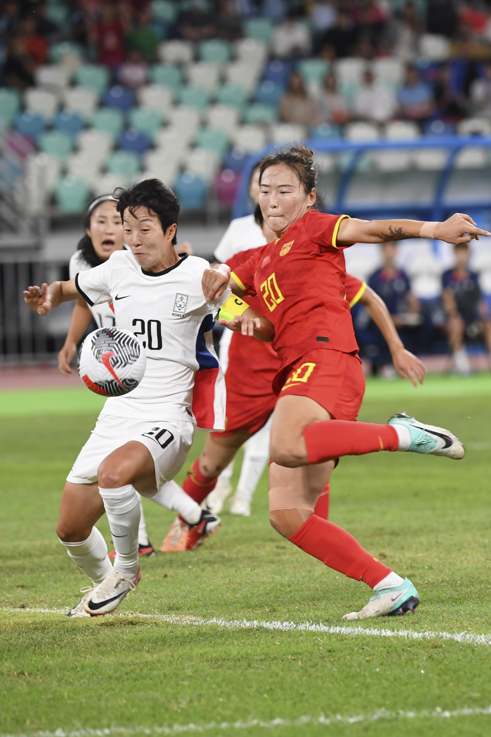 足球巴黎奥运会女足亚洲区预选赛中国队战平韩国队2