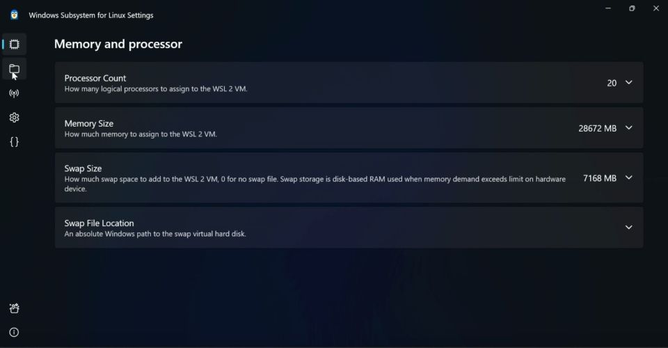 微软升级Win11 Linux子系统 ：图形化界面设置CPU 核心、内存等_腾讯新闻